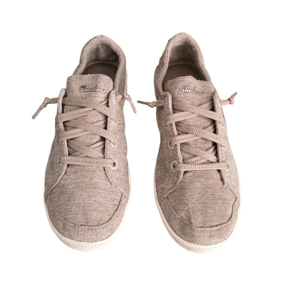 Skechers Madison Ave Sneakers Womens Size 7.5 Taupe Slip On Shoes - Picture 12 of 12